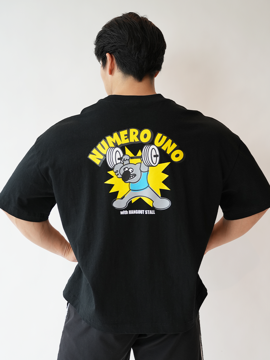 NUMERO UNO×HANGOUT STALL KOALA WORKOUT T-SHIRT