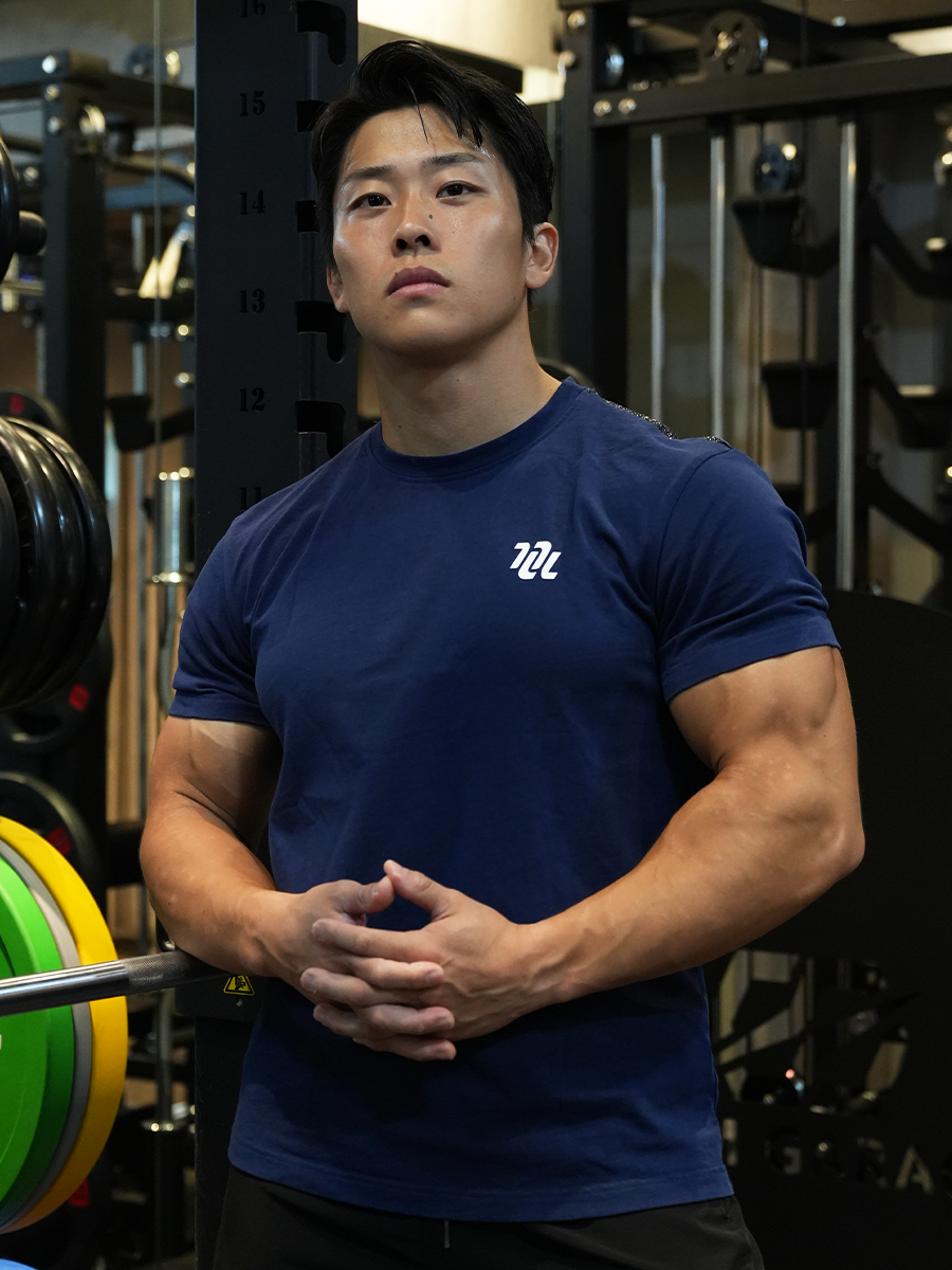TIGHT FIT GRIP T-SHIRT -BLUE EDITION-