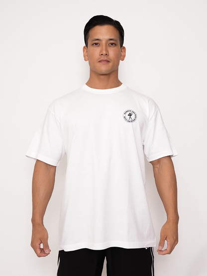 RELAX SLIM FIT T-SHIRT - WHITE