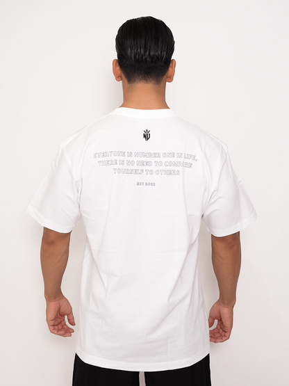 RELAX SLIM FIT T-SHIRT - WHITE