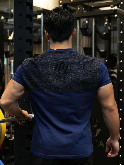 TIGHT FIT GRIP T-SHIRT -BLUE EDITION-