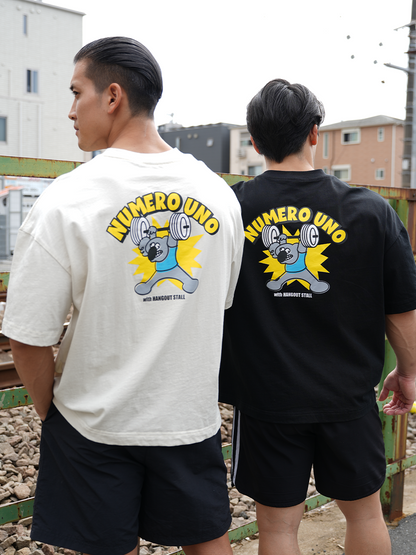 NUMERO UNO×HANGOUT STALL KOALA WORKOUT T-SHIRT