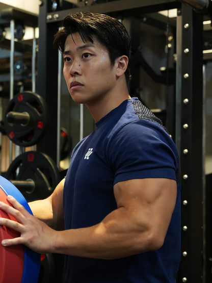 TIGHT FIT GRIP T-SHIRT -BLUE EDITION-
