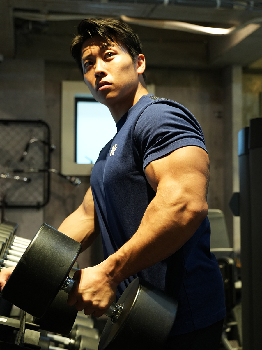 TIGHT FIT GRIP T-SHIRT -BLUE EDITION-