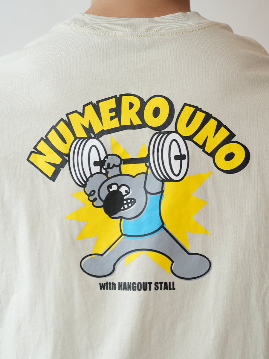 NUMERO UNO×HANGOUT STALL KOALA WORKOUT T-SHIRT