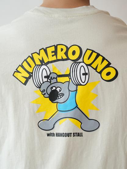 NUMERO UNO×HANGOUT STALL KOALA WORKOUT T-SHIRT