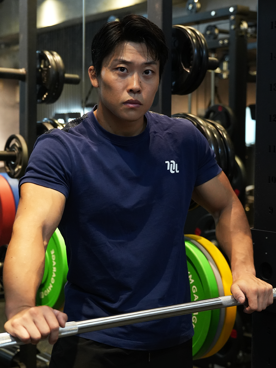 TIGHT FIT GRIP T-SHIRT -BLUE EDITION-