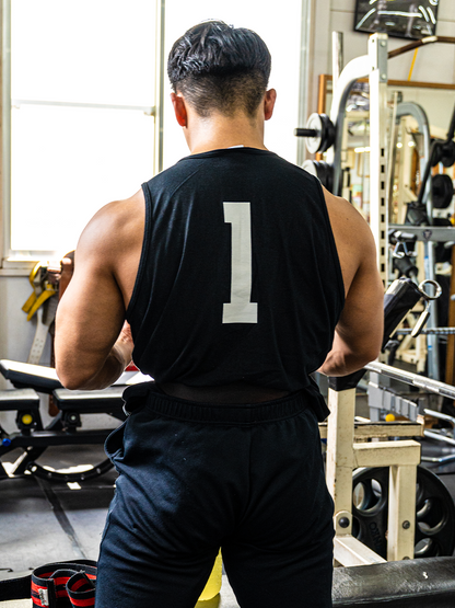 COMFORTABLE STANDARD TANKTOP - BLACK